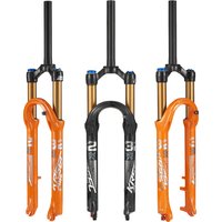AliExpress NONE KRSEC MTB Bicycle Suspension Forks Magnesium Alloy Air fork 26/27.5/29 Inch Mountain Bike 32 QR9*100mm Fork Bicycle Accessories
