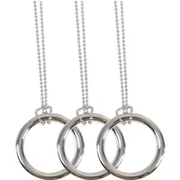 Magic Trick Props Magic Ring Chain Metal Knot Halloween Magic Illusion Accessories Close Up Stage Show Play Toys Gift for kids