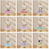Haruchiyo Sanzu Ran Haitani Anime KeyChain Manjirou Sano Men Key Chain for Women Cartoon Figure Acrylic Keyring Pendant Gifts