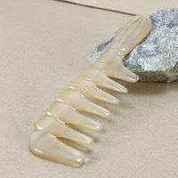 Sheep Horn Seven Teeth Scalp Massage Comb Household Water Drops Wide Teeth Head Meridian Comb
