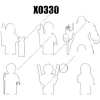 Action Figures Building Blocks children Series-140 KT1057 X0330 Educational Toys