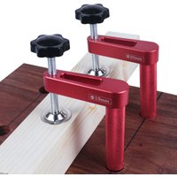 1pc 19mm/20mm Dog Hole Clamp Woodworking Benchtop Bench Dog Clamp Aluminum Alloy (3/4in and 0.79in) Fixed Clip