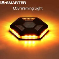 Car Rechargeable Warning Light COB Ceiling Roadblock Flashing Lamp Rescue Strobe Magnetic Outdoor Camping Emergency Work Lights