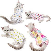 Soft S-XL Shirt After Surgery Wear Kittens Clothing Recovery Suits Pet Supplies Cat Vest Cat Clothes