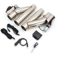2Pcs/1Pair Universal Electric Exhaust Cutout down Pipe 2' to 3' Inch Stainless Steel SS304 with Remote Control DYYR
