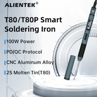 ALIENTEK T80 T80P Soldering iron DC 20V 80-450℃ Adjustable Temperature Precision Repair Station PD 100W Portable Heat Tool