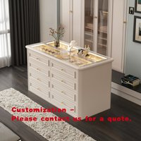 custom.Clothing Store Cloakroom Nakajima Stone French Style Film Studio Jewelry Display Cabinet Drawer Chest Storage
