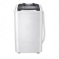 Cheap Mini Washing Machine 7.5kg Single Barrel Baby Clothes with Rotary Dryer Basket