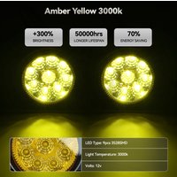 Pair LED Front Fog Light Bumper Fog Light Lamp For Opel Vauxhall Astra H G Mk5 VXR 04-10 Agila Zafira B For Acura ILX 2013-2016
