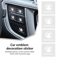 Car Emblem Decals Decorative Stickers Universal Auto Accessory For Vauxhall VXR Astra Mokka Tigra Corsa Grandland D Astra G J H