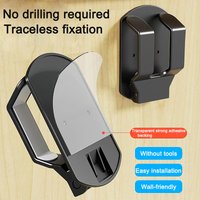 Wall Mounted Game Controller Bracket Base No Punching Easy Install Required Controller Storage Rack For Gaming Headset Bracket