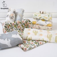Kangobaby #My Soft Life# New Design Bamboo Cotton Muslin Swaddle Baby Blanket Nursing Cover Super Comfortable Newborn Wrap