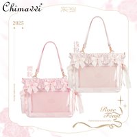 Original Pain Bag Japanese Style Anime Sweet Cool Girl Single Shoulder Crossbody Large Capacity 14inch Laptop Bag Handbag