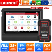 LAUNCH X431 PRO V5.0 Bidirektionales Diagnosegerät für Autos, Vollsystem-Diagnosescanner mit CANFD DOIP, ECU-Codierung, 38+ Reset-Funktionen, Auto OBD2 Scan