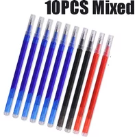 10pcs/lot 0.5/0.7mm Large Capacity Erasable Refills Multicolor Replaceable Refills Office Writing Accessories Student Stationery