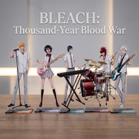 BLEACH: Thousand-Year Blood War Karaoke Ver 15CM Double Sided Acrylic Stand Keychain 2026 New Anime Stand Ichigo Rukia Gift