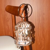 Metallic Birdcage Evening Bags For Women Luxury Diamond Shoulder Crossbody Bags Ladies Party Wedding Dinner Bags Female Clutch