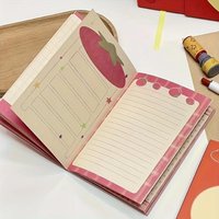 64-Sheet Tomato-Themed Notebook Journal DIY Planner & Office Supply with Colorful Full-Page Pages Diary Scrapbooking & Writing