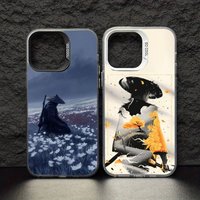 A-Atsu G-Ghost Of Yotei Phone Case For iPhone 17 16 15 14 13 12 11 Pro Max Plus Silver Matte Black Cover