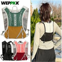 AliExpress WEPPKK 1PCS Running Vest with Reflective Strips, Lightweight Hydration Backpack for Trail Running, Marathon, Hiking, Cycling, Jogging