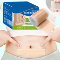 Silicone Scar Sheets Reusable Scar Roll Tape Self-Adhesive Beauty Tape Invisible Skin Scar Tape Breathable for Scars