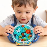 Gear Maze Kids Handmade Toy parent-child interactive trains thinking and hand-eye coordination Safe non-toxic easy to operate