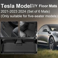 Car Trunk Mat Luggage Mat TPE waterproof Anti-Slip Set Floor Liner Mat For Tesla Floor Mat Model Y 2021-2025 Model 3 Highland