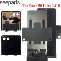 AMOLED For Motorola Razr 50 LCD Display For Moto Razr 50 Ultra Screen Main LCD And Secondary LCD Repair Parts