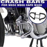 For Kawasaki W650 W800 CAFE W400 W 400 650 800 Motorcycle Highway Crash Bars Protection Engine Guard Bumper Stunt Cage
