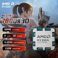 AMD Ryzen 7 7800X3D 4.2GHz L3=96M Processor 120W 8-Core 16-Thread R7 7800X3D Socket AM5 5NM DDR5 Brand-new CPU,fan not included. image 3