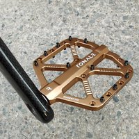 Ultralight Mountain Bike Pedal Aluminum Alloy Flat Foot 3 Bearings Dirt Slope Downhill Wide Cycling Bicycle Pedal