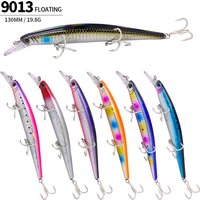 130mm 19.8g Minnow Fishing Lures Floating Wobbler Long Casting Artificial Hard Bait Seawater Pike Bass Carp Fishing Accessories