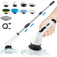 Cordless Electric Spin Scrubber For Kitchen Bathroom Toilet Tile Grout Cleaning Household Multipurpose Power Brush