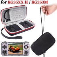Case for Anbernic RG35XX RG353V RG353VS Game Console Protect Bag Waterproof Hard Shell Cases Accessories Cable Storage Box Bags
