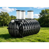 Plastic Biogas Septic Tank, Bio Sewage Water Treatment Plant for Household and Rural Wastewater Disposal