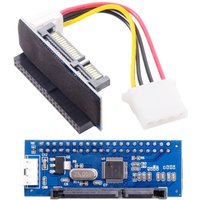 IDE to SATA Converter Card for 3.5inch Old Style HDD CD Drive Writer Parallel Port to Serial Port Extend Adapter