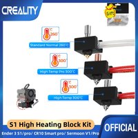 Creality Official S1 Hotend Kit 300° Upgrade Bimetal Heat Break Throat 1.75mm Stainless Steel Copper Plating Tube For S1/S1 Pro