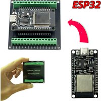 ESP 32 ESP32-S DEVELOPMENT BOARD TYPE C ESP32 BLUETOOTH WIFI ESP32 BLUETOOTH DEVELOPMENT MODULE + ESP 32 BREAKOUT BOARD 30 PIN