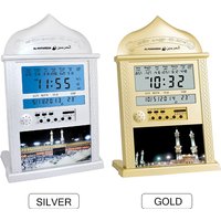 Azan Mosque Calendar Prayer Wall Clock Muslim Alarm Islamic Digital Alarm Ramadan Gift Home Decoration Music World Time Clock