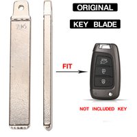 jingyuqin 10PCS Original Smart Remote Control Folding Filp Key Blade For KIA Hyundai Accent 2017- 2019 With Uncut Key Blade #746