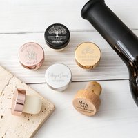 10pcs personalized wine stopper Engraved Custom Wine Cork Wedding Favors for Guests, Anniversary Gift, Groomsman Gift