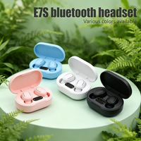 E7S TWS Fone Bluetooth Earphones 5.2 Wireless Headphones Noise Cancelling Earbuds with Mic Wireless