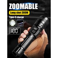 Most Powerful LED Flashlight Outdoor Waterproof Camping Hiking Lantern USB Rechargeable lamp Strong Light Tactical Torch