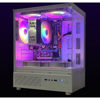 Gaming PC With Core i7 CPU /512G SSD/16GB momery 3200MB DDR3/Windows 11 with HD4600 Graphics/ white pc gamer