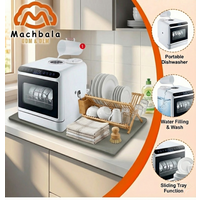 OEM Mini Countertop Dishwasher Top-fill Water Tank 5 Place Settings RV Portable Dish Washer Factory