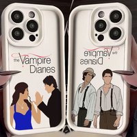 The Vampire Diaries Damon Phone Case for iPhone 16 15 14 13 12 11 Pro Max Mini XR XS X 7 8 6 6s Plus Soft TPU Back Cover
