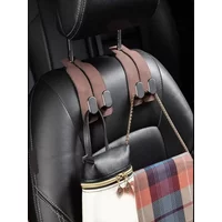 Car Seat Headrest Hook Universal Phone Holder Suede Hanging Hooks Car Interior Accessories for Tesla Kia BMW Audi2023