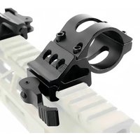 25.4mm 45° Offset Flashlight Mount – Quick Release Scope Holder for 20mm Picatinny Rail