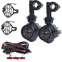 Motorrad 6000K Scheinwerfer LED Zusatz-Nebelscheinwerfer Moto Fahrlicht Nebelscheinwerfer für BMW R 1200 GS Adventure LC