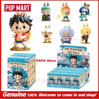 POPMART THE MONSTERS X One Piece Series Blind Box LABUBU Chopper Mystery Cute Luffy FigureSurprise Trendy Gift Collectible Figur